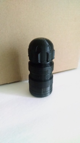 40mm Batman v Superman Kryptonite Grenade 3D Print 82433