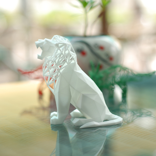 Roaring Lion 3D Print 8245