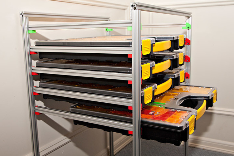 Extrusion shelving system 3D Print 82450