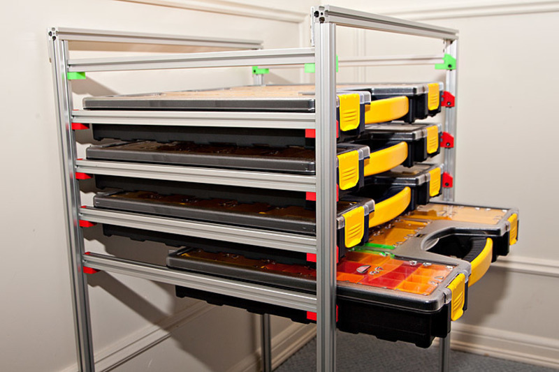 Extrusion shelving system - Pinshape