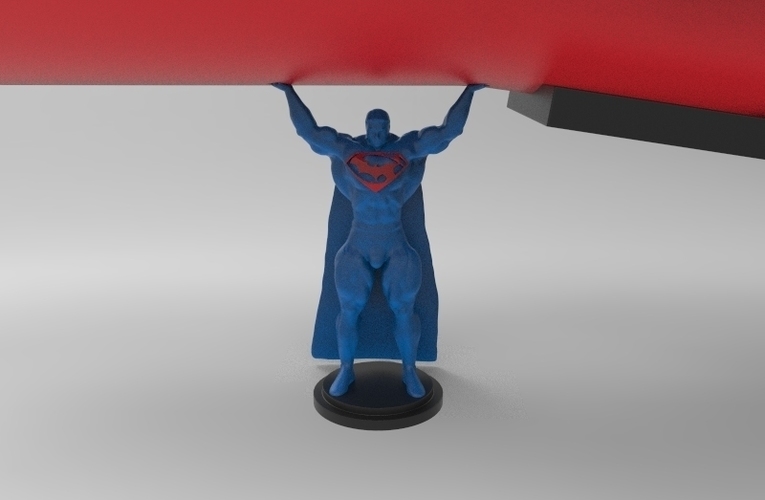 superman  holding rocket 3D Print 82457