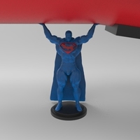 superman  holding rocket - Thumbnail 1