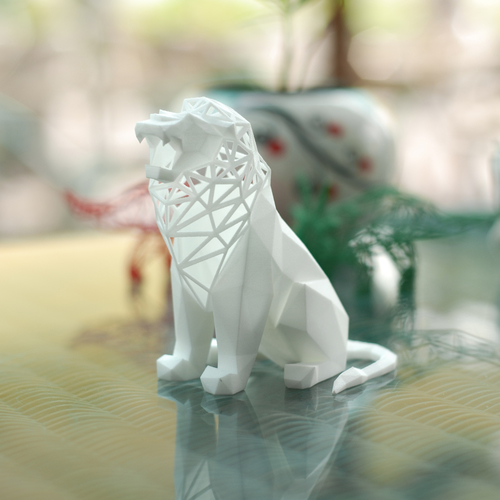 Roaring Lion 3D Print 8246