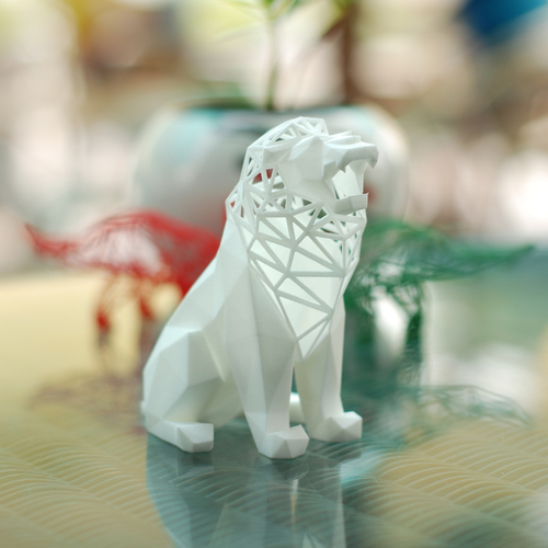 Roaring Lion 3D Print 8248