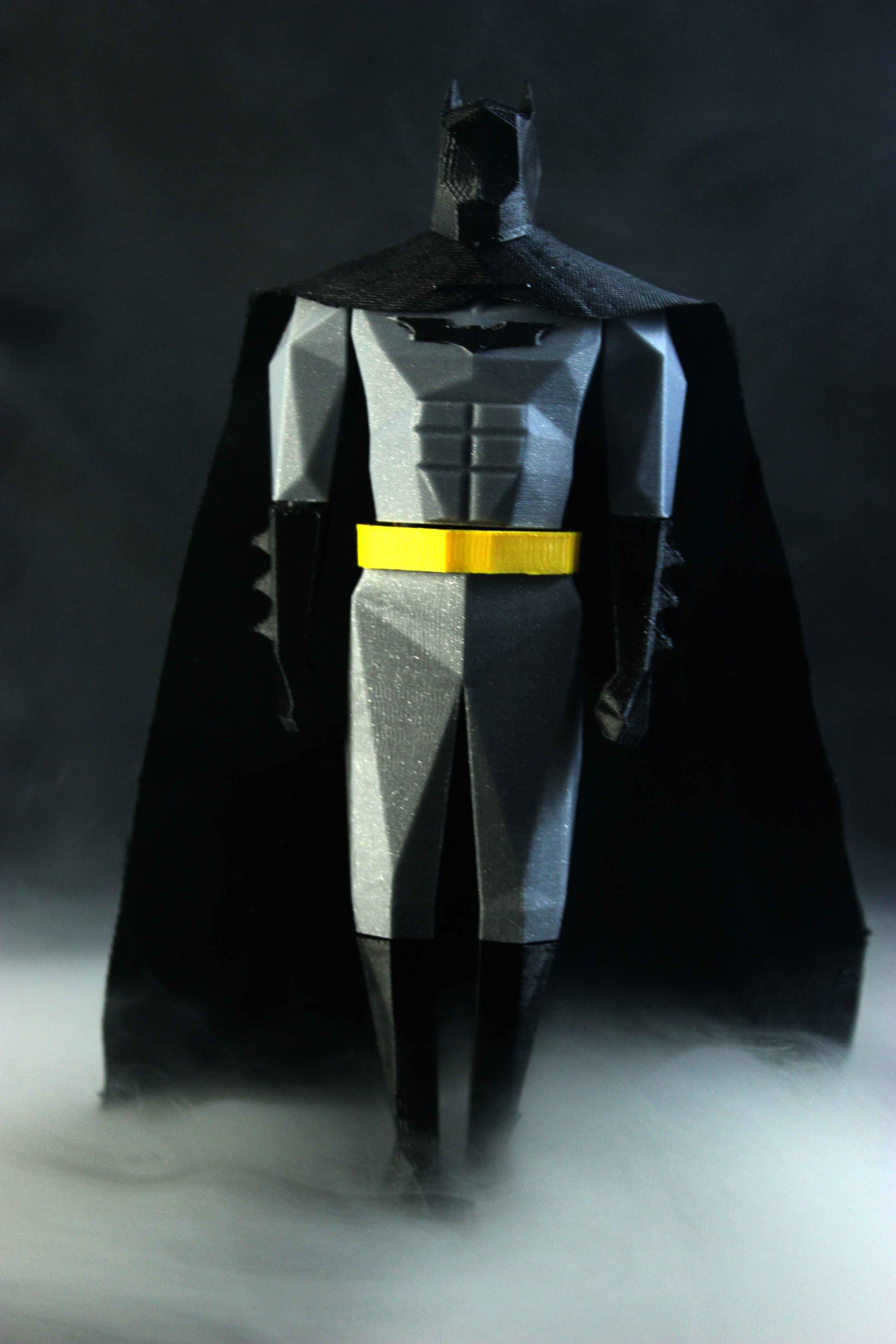 3D Printed Batman Low Poly by christos_fragoulias | Pinshape