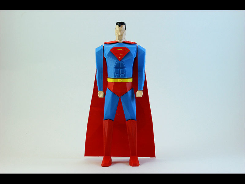Superman Low Poly