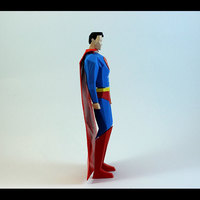 Superman Low Poly - Thumbnail 2