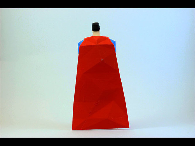 Superman Low Poly 3D Print 82503