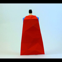 Superman Low Poly - Thumbnail 3