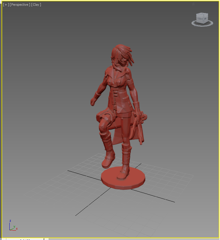 Final Fantasy Lightning 3D Printing Unpainted Figure Model GK Blank Kit New