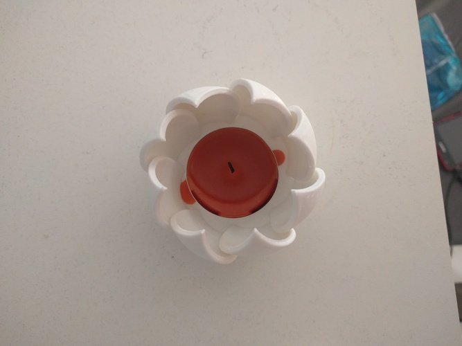 Flower Tea Light Holder 3D Print 82569