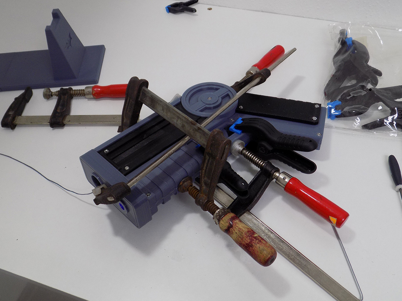 3D Printed Batman Grapple Gun (functional toy gun) by MakersPlace