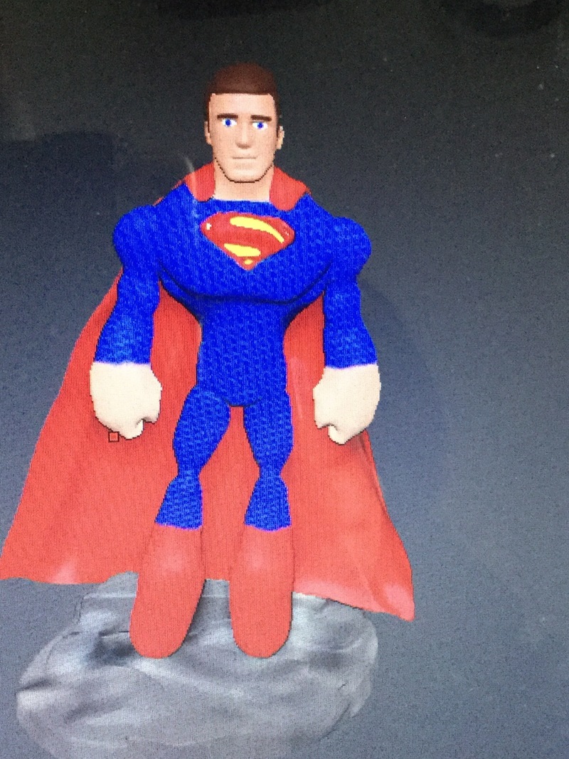 Superman & batman models 