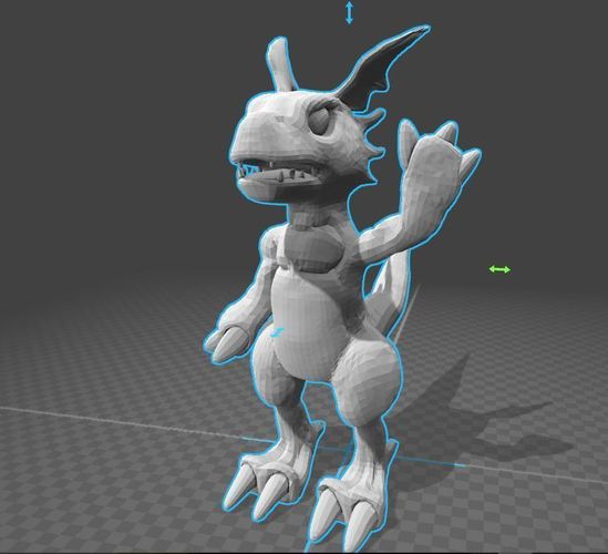 Guilmon 15 Anniversary 3D Print 82629