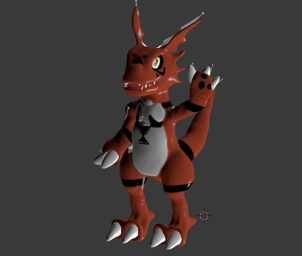 Guilmon 15 Anniversary 3D Print 82630