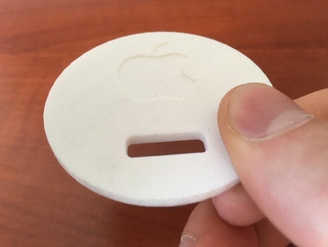 Desk wire cover for MagSafe 2 cable 3D Print 82635