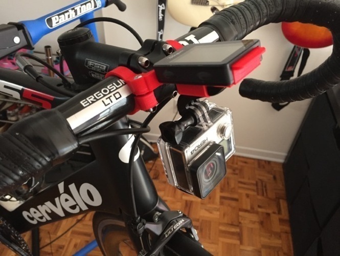 Wahoo RFLKT+ and GoPro mount 2 in 1