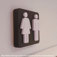 Toilet signs (dual-colour modular parts)  - Thumbnail 3