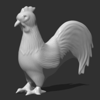 Small Rooster 3D Printing 83038