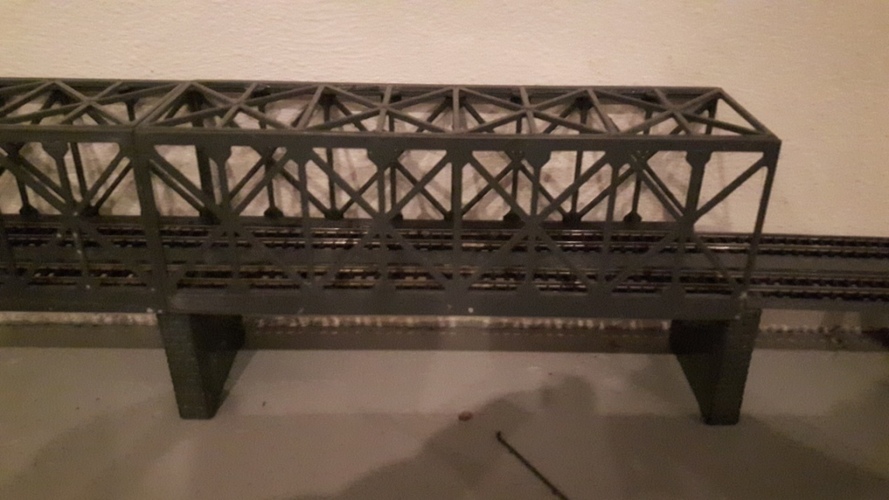 N-scale bridge 1:160 3D Print 83102