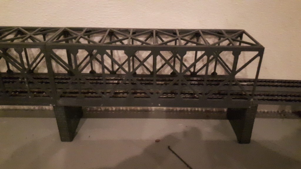 N Scale__Single_Track_Concrete_Bridge B1 3D printed 