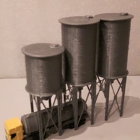 n-scale silo - Thumbnail 1