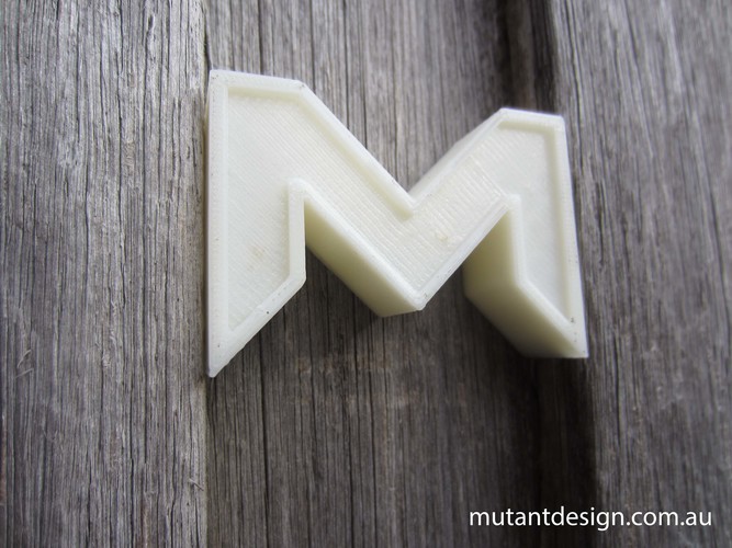 Mutant Design Logo 3D Print 83152