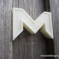 Small Mutant Design Logo 3D Printing 83152