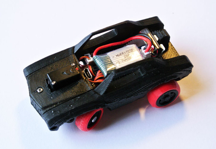 Muscle Car - Arduino + Smartphone - 3DRacers 3D Print 83154