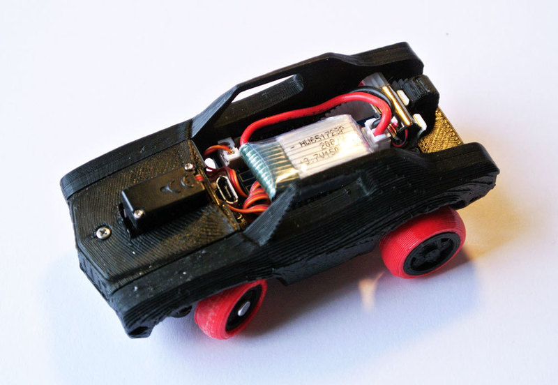 Muscle Car - Arduino + Smartphone - 3DRacers