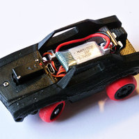 Small Muscle Car - Arduino + Smartphone - 3DRacers 3D Printing 83154