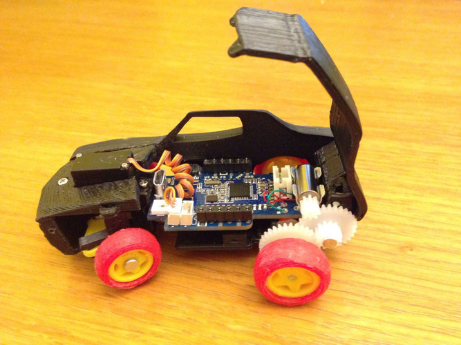 Muscle Car - Arduino + Smartphone - 3DRacers 3D Print 83156
