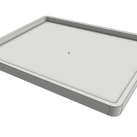 Small Tray 100 x 120 mm 3D Printing 83230
