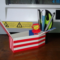 Superman logo out of  military coffin and batman containers - Thumbnail 3