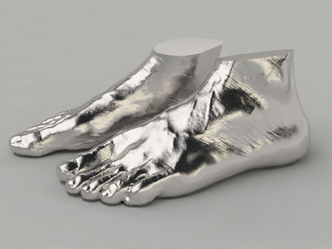 Scanned Foot 3D Print 83415