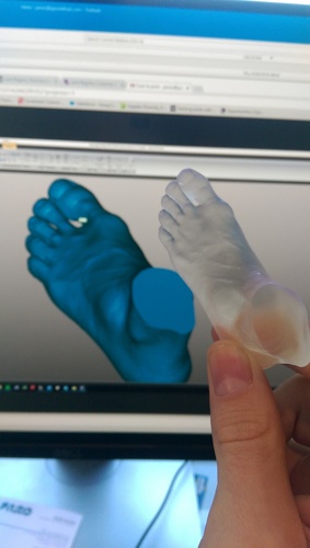 Scanned Foot 3D Print 83417