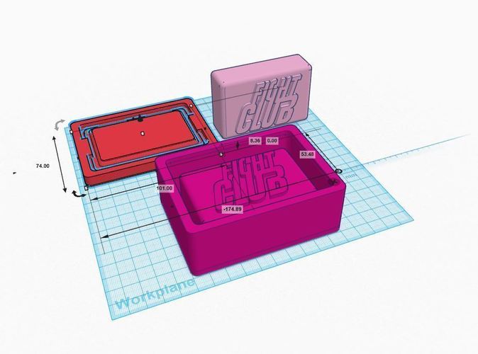 Fight Club Soap Mold and Bar 3D Print 83420