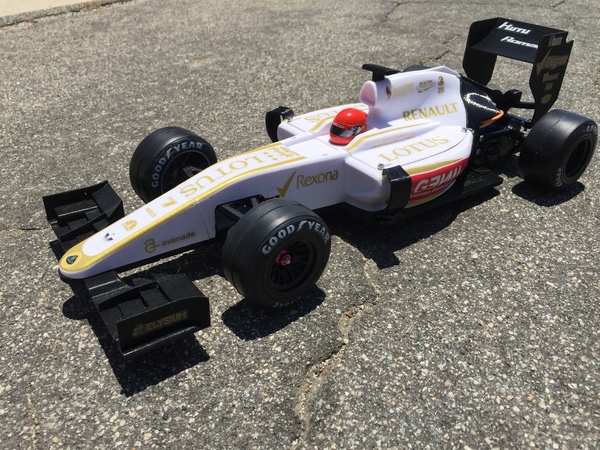 RS-01 Basic OpenRC F1 Hitec HS-77BB Servo, Diffuser