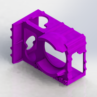 Small ExoPro GoPro 3 & 4 Vortex 250 Case 3D Printing 83452