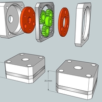 Planetary Gearbox V1 for Nema17 Stepper motor - Thumbnail 2
