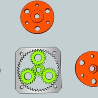 Planetary Gearbox V1 for Nema17 Stepper motor - Thumbnail 3
