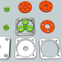 Planetary Gearbox V1 for Nema17 Stepper motor - Thumbnail 4