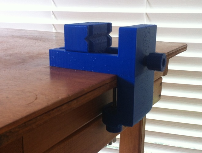 3D Printed Rigid Modular Desk Vice by Michael Graham ...