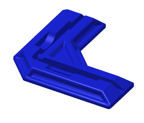 Boltless Shelving Foot 3D Print 83739
