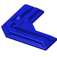 Small Boltless Shelving Foot 3D Printing 83739