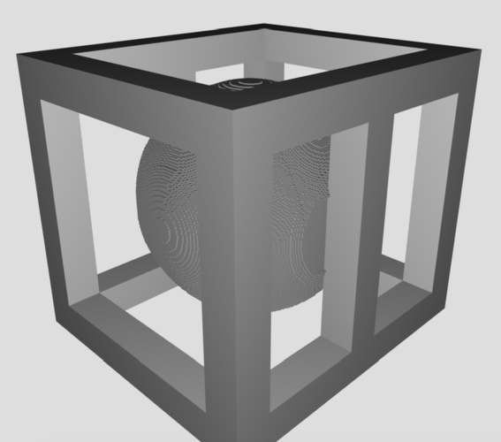 Sphere in a Box 3D Print 83867