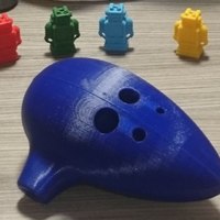Small Working Ocarina Legend of Zelda (No Assembly) 3D Printing 83959