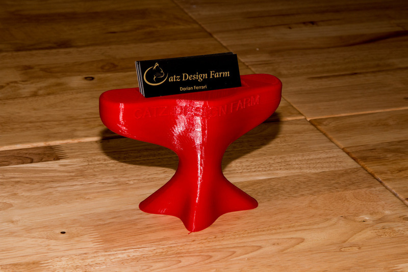 Organic business card holder