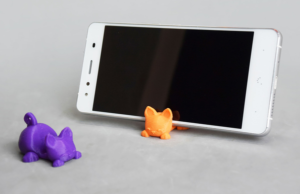 Medium  Keichain / Smartphone Stand Cat 3D Printing 84046