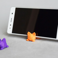 Small  Keichain / Smartphone Stand Cat 3D Printing 84046